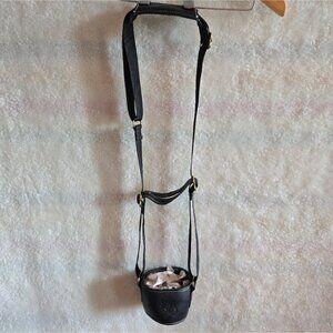 Coach 1996 Olympics Special Edition Black Leather Water Bottle Holder